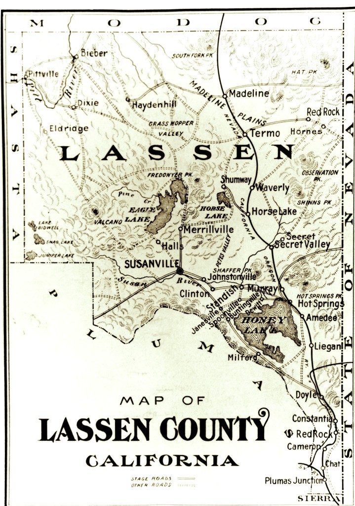 Lassen County Map