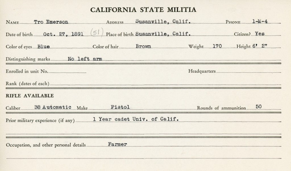 Militia Card