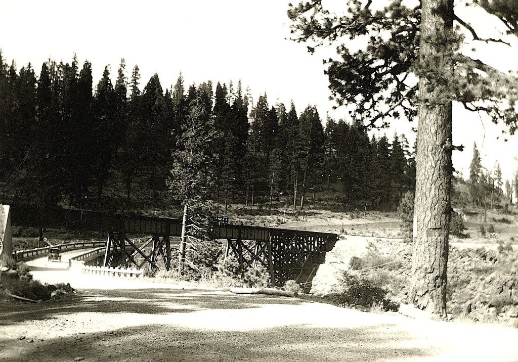 Devil's Corral Bridge  & Trestle, 1935.