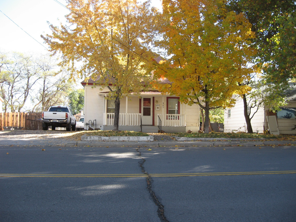 445 North Roop Street is the oldest "house" still standing and part of the red light district prior to the railroad. November 7, 2015