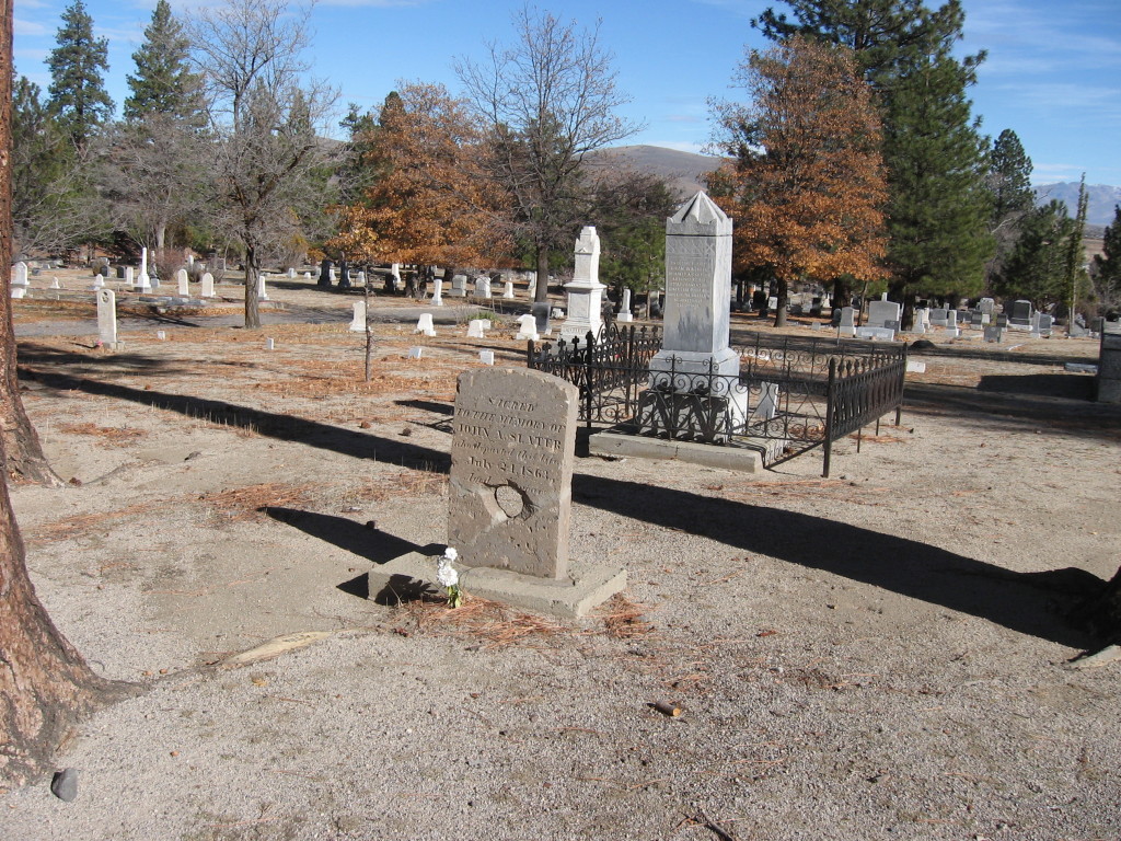 John A. Slater's grave. November 19, 2015