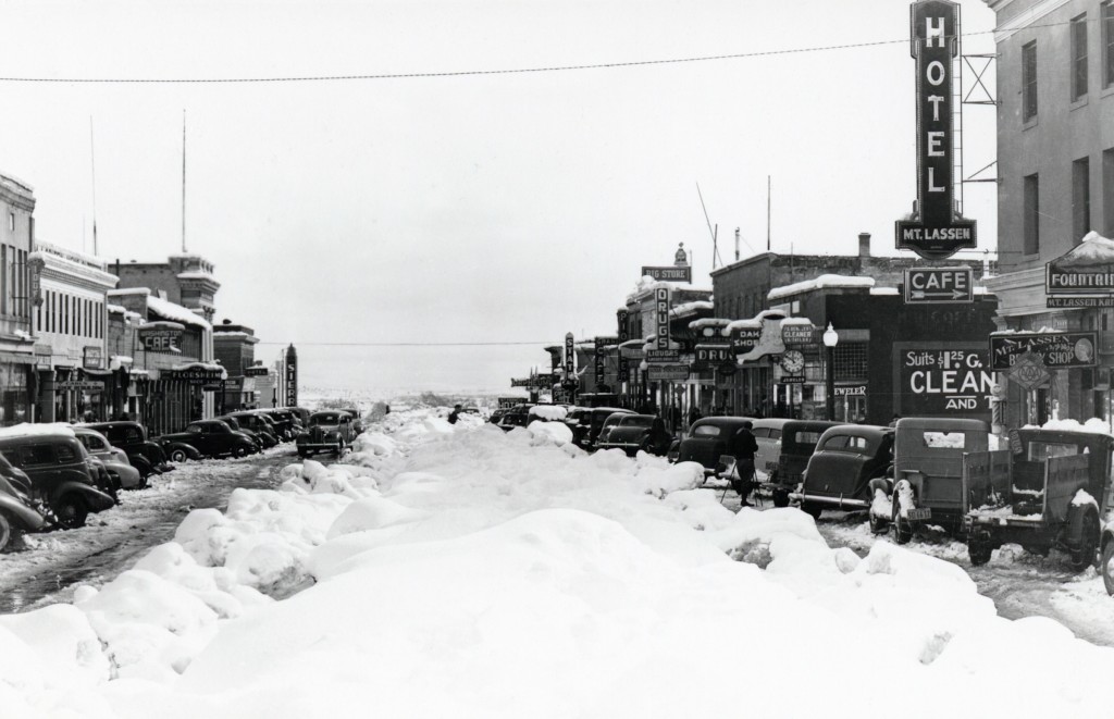 Main Street, Susanville, January 1938.