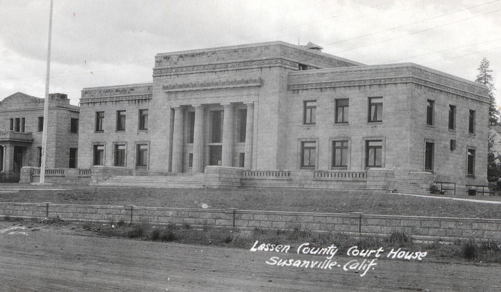 Lassen County Courthouse, circa 1920.