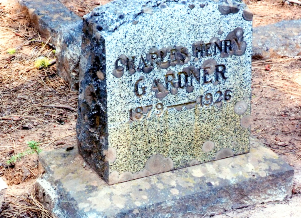 The grave of Charles Gardner, Westwood Cemetery, 2013.