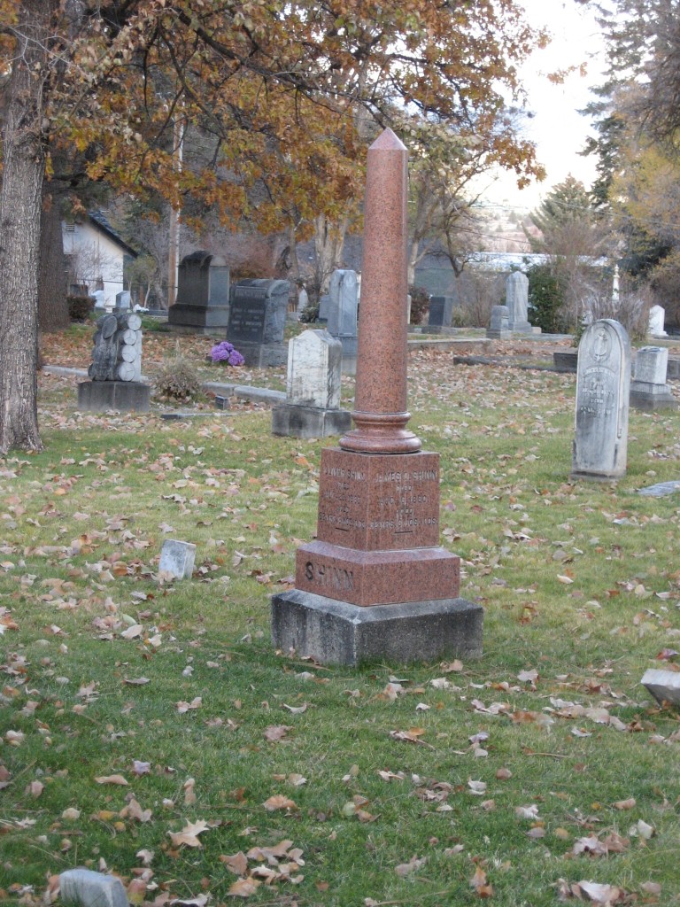 Shinn family plot, Susanville Cemetery, November 19, 2015