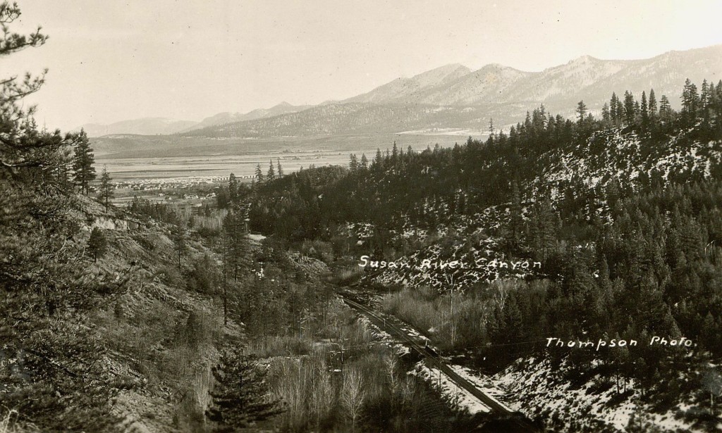 Susan River Canyon, 1920. Courtesy of Lola L. Tanner