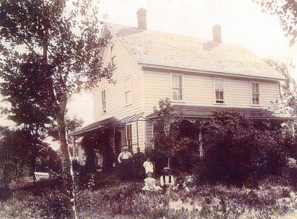 The Hall residence, 1895. Today, the location is the 1600 block of Susanville's Main Street, the current location of Grocery Outlet.