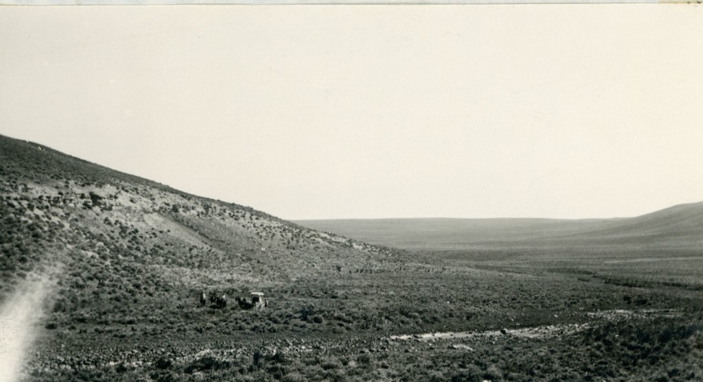 Looking north at the proposed reservoir, 1916. Courtesy of Betty Barry Deal