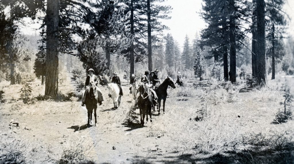 Eagle Lake trail to Gallatin Beach, 1914. Courtesy of Dolores Gasperoni