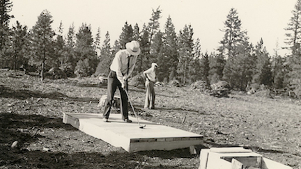 Tee time at Westwood, July 13, 1935.