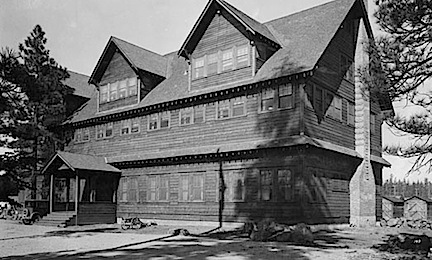 The American Legion Hall was one of Westwood's tallest buildings.