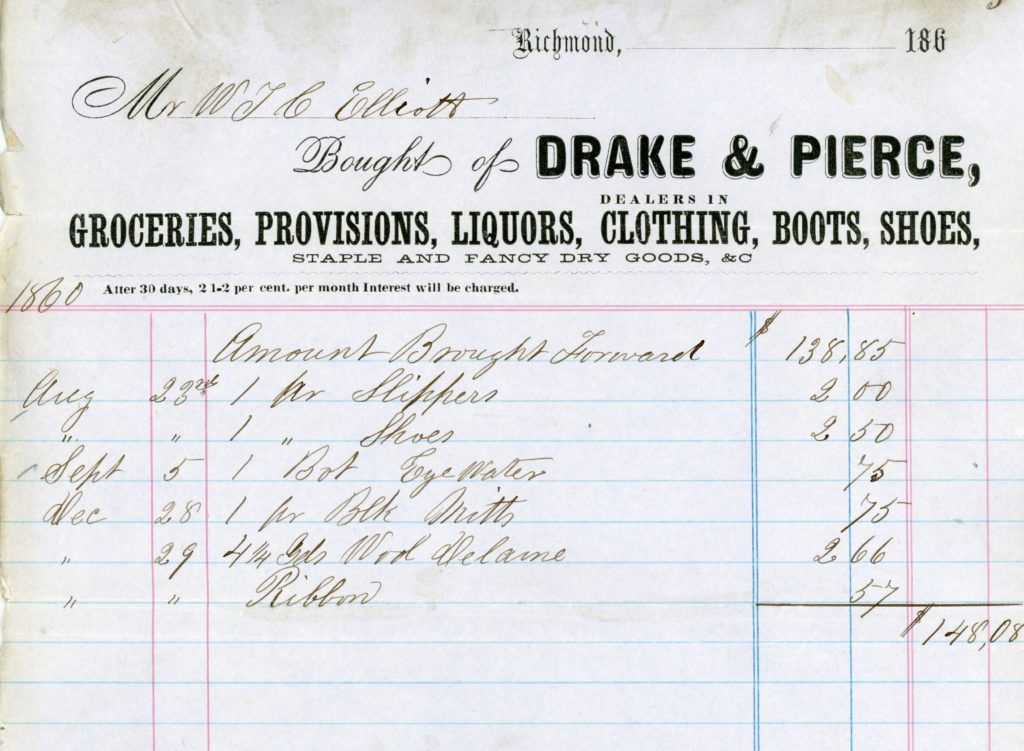 Drake & Pierce's Richmond mercantile store, was for a time, the largest in the Honey Lake Valley.