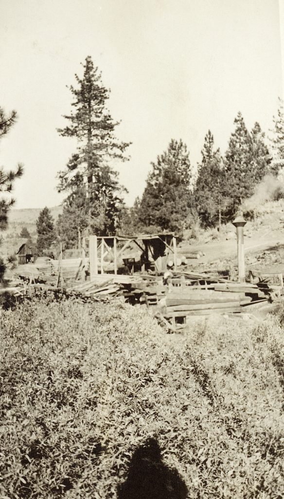 Conklin mill, circa 1918. Courtesy of Lola L. Tanner