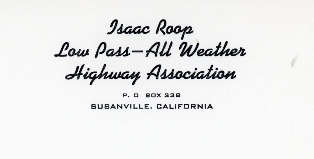 The Association's letterhead.